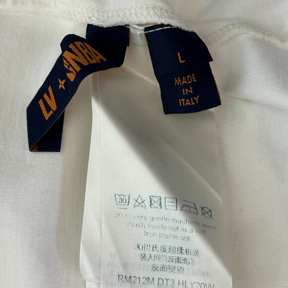 Louis Vuitton NBA White Logo T-Shirt - Picture 4 of 8